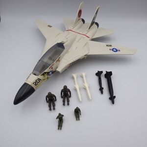Hasbro 1989 Flying Fighters F14 VF-84 Jolly Roger Jet Navy Incomplete